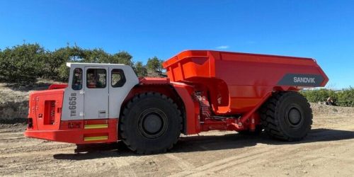 Sandvik delivers TH663i mining truck to Barminco at Zone 5 copper-silver mine in Botswana